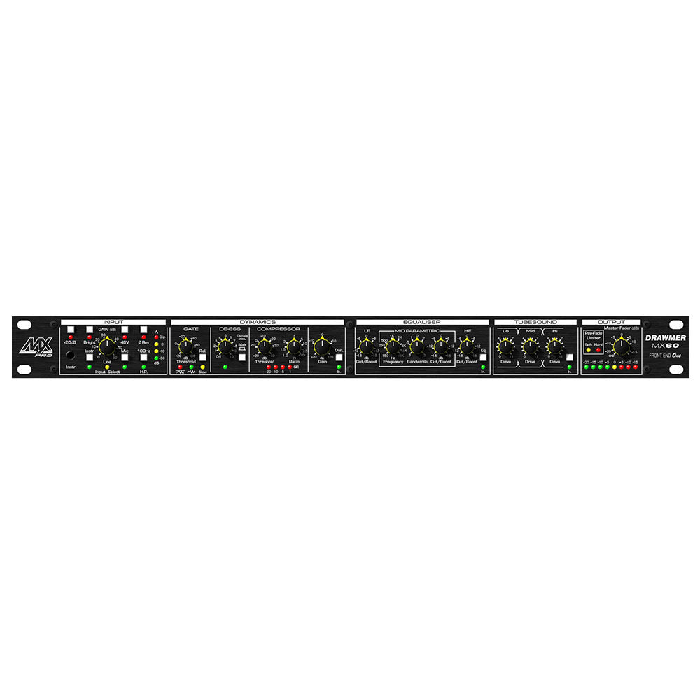 Drawmer MX60-Pro Front End One Mic/Instrument Channel Strip