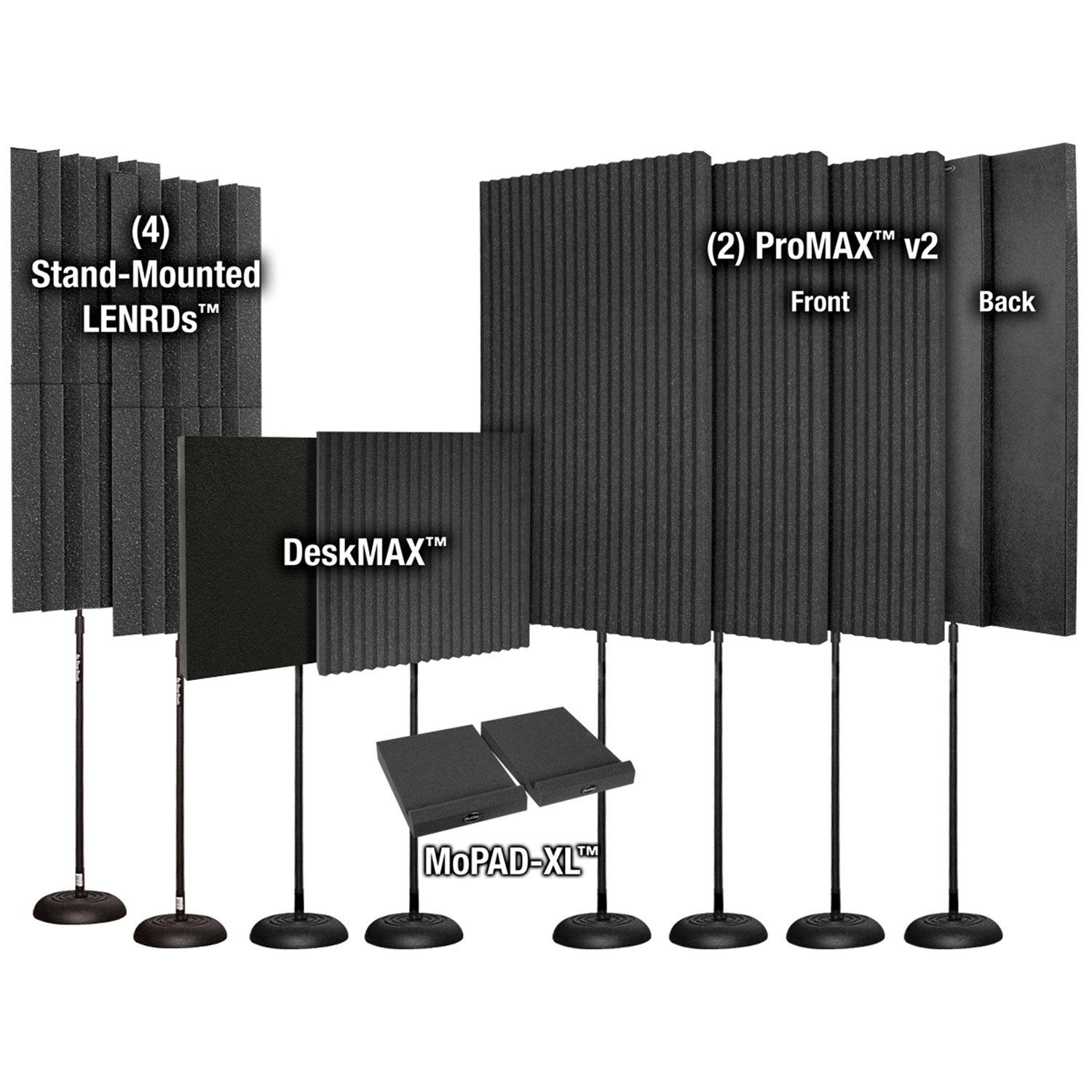 Auralex EditMAX - Portable Acoustic Treatment Kit (Charcoal)