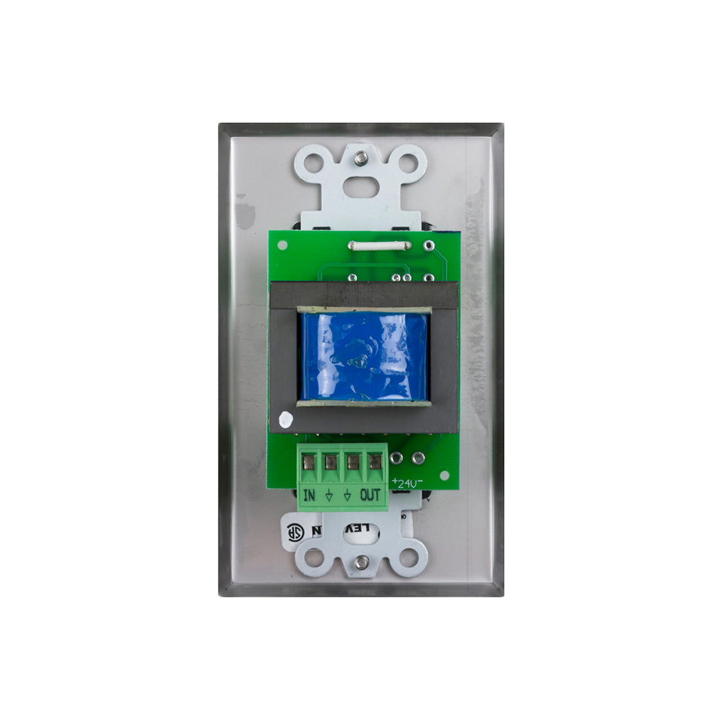 Lowell 100LVC-DSB Mono 100-Watt Wall-Plate Mounted Attenuator (Stainless Steel)