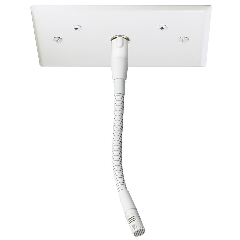 Audio-Technica ES931PMWC Cardioid Condenser Gooseneck Microphone (White)