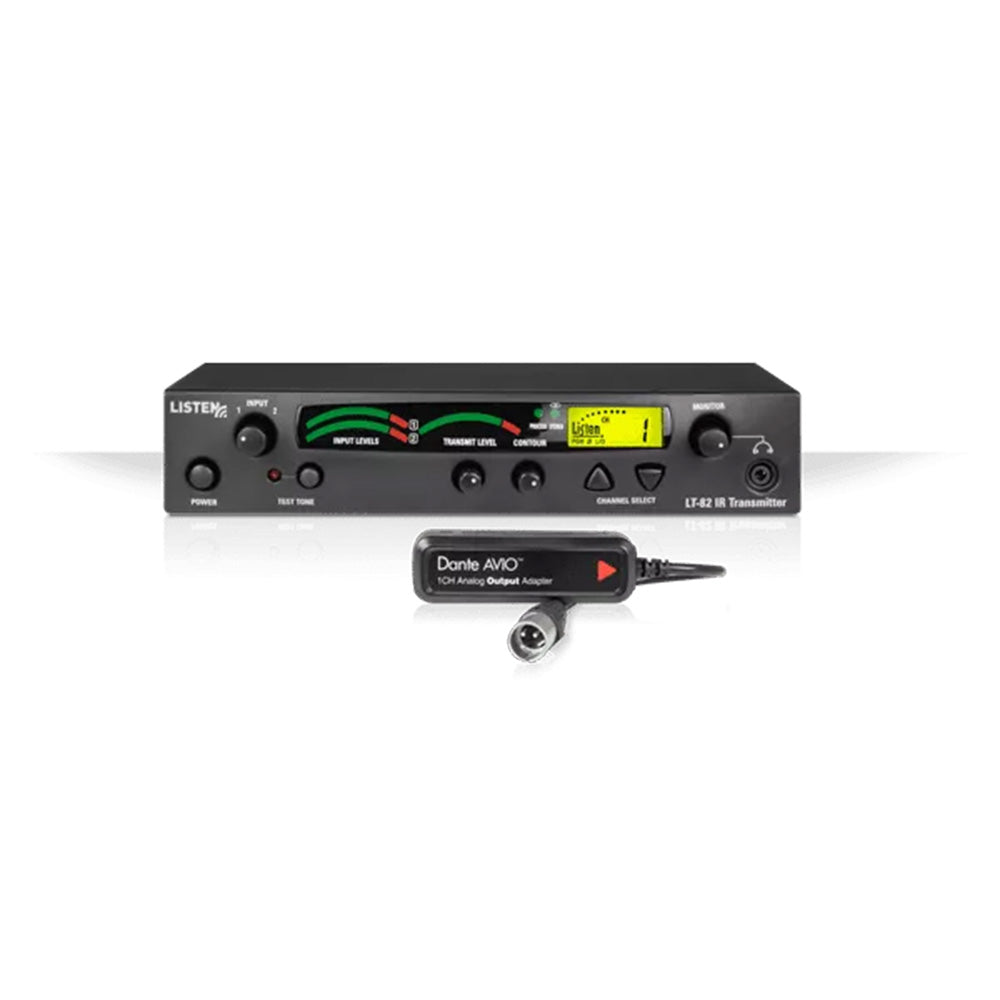 Listen Technologies LT-82-01-D - ListenIR 1-Channel Transmitter with Dante