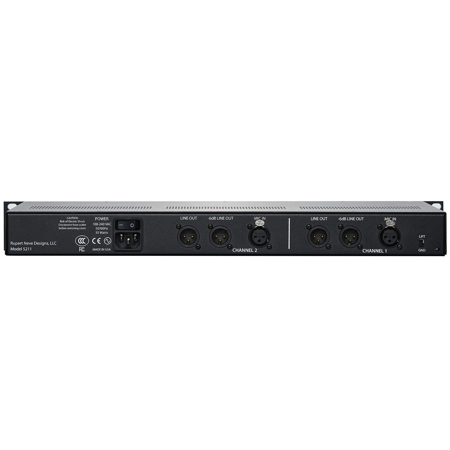 Rupert Neve Designs 5211 2-Channel Microphone Preamplifier