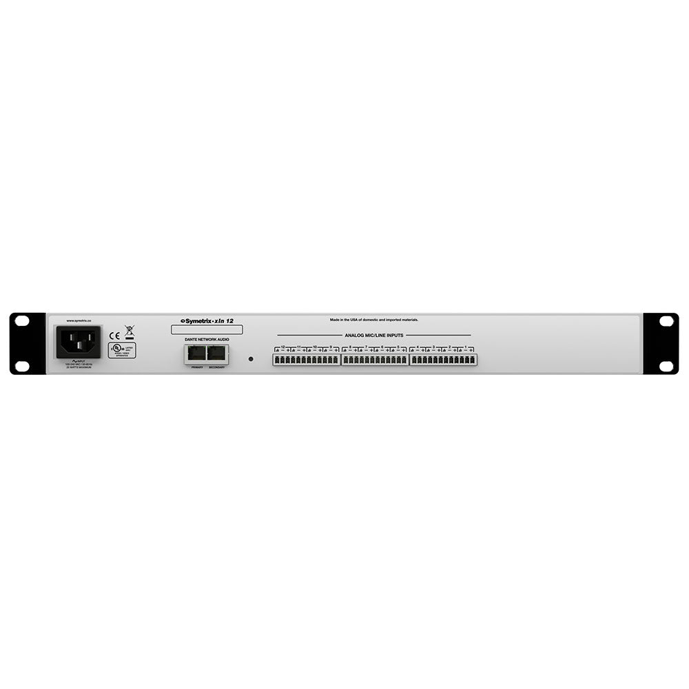 Symetrix xIn 12 - 12-Input Analog to Dante Interface