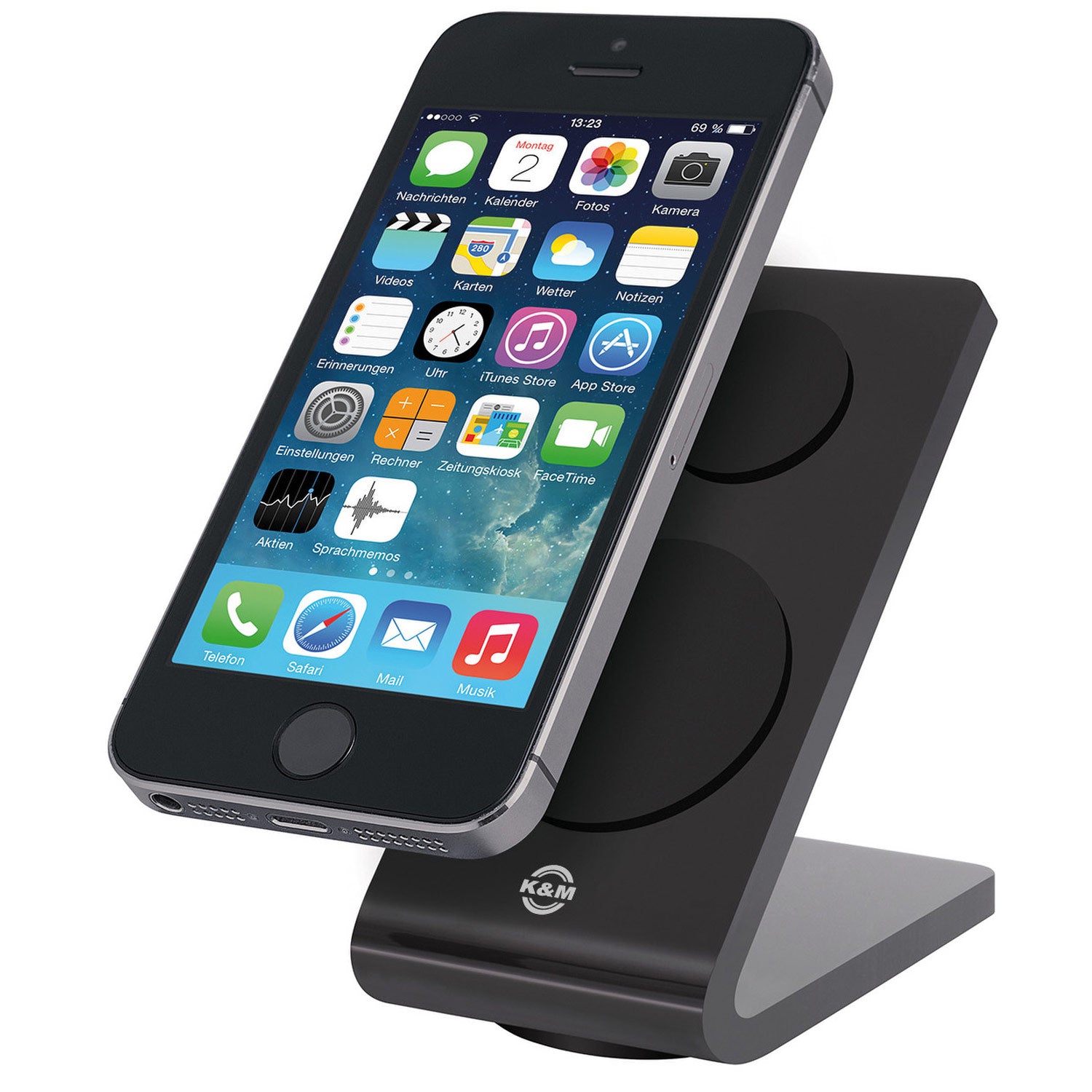 K + M 19850 Universal Smartphone Desktop Stand