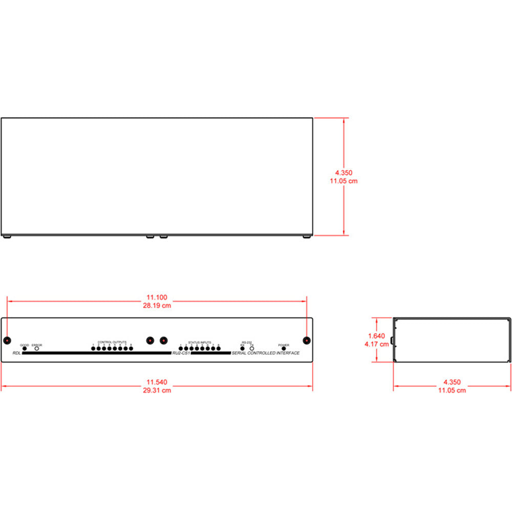RDL RU2-CS1 Serial Controlled Interface - Computer Control