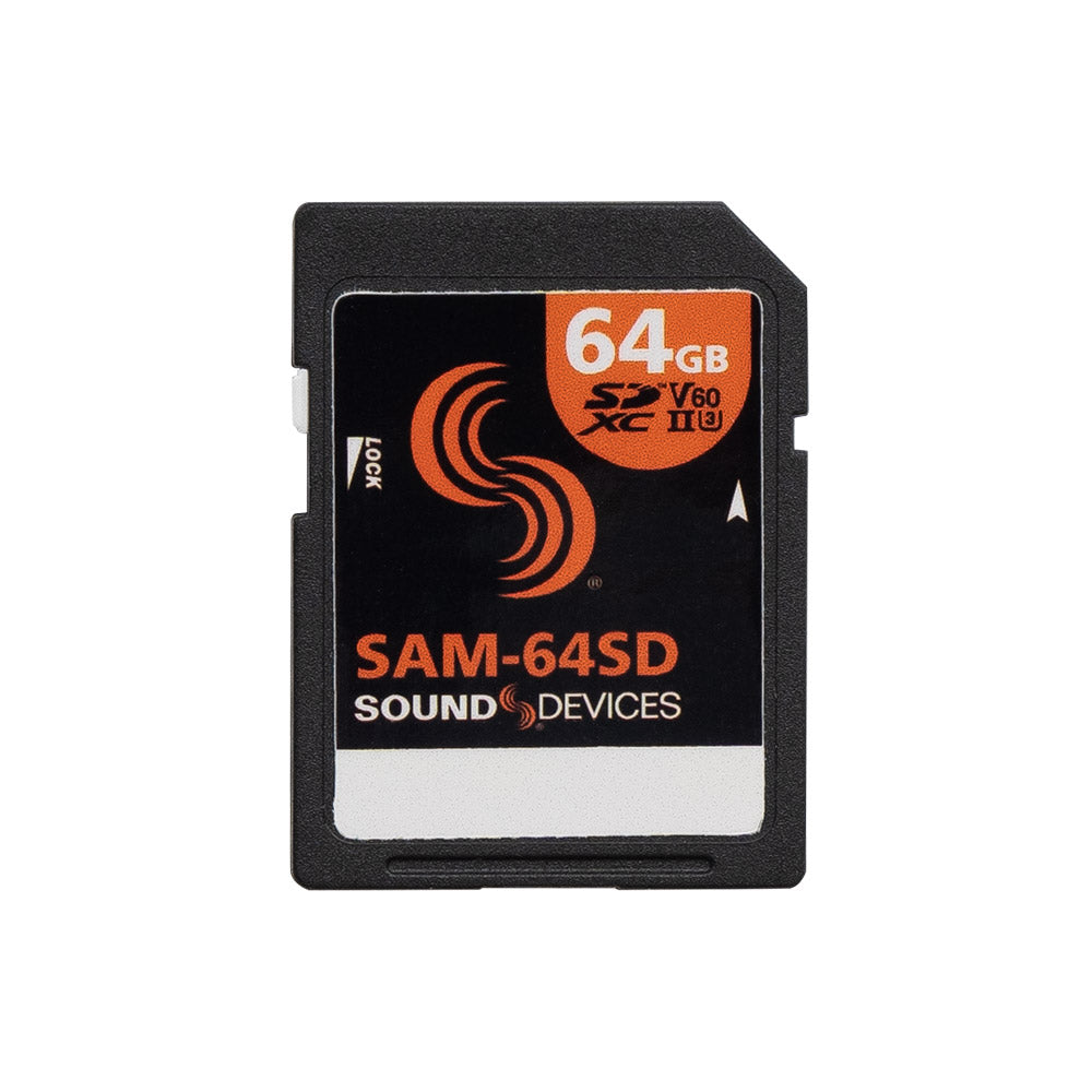 Sound Devices SAM-64SD Storage Card for Portable Recorders