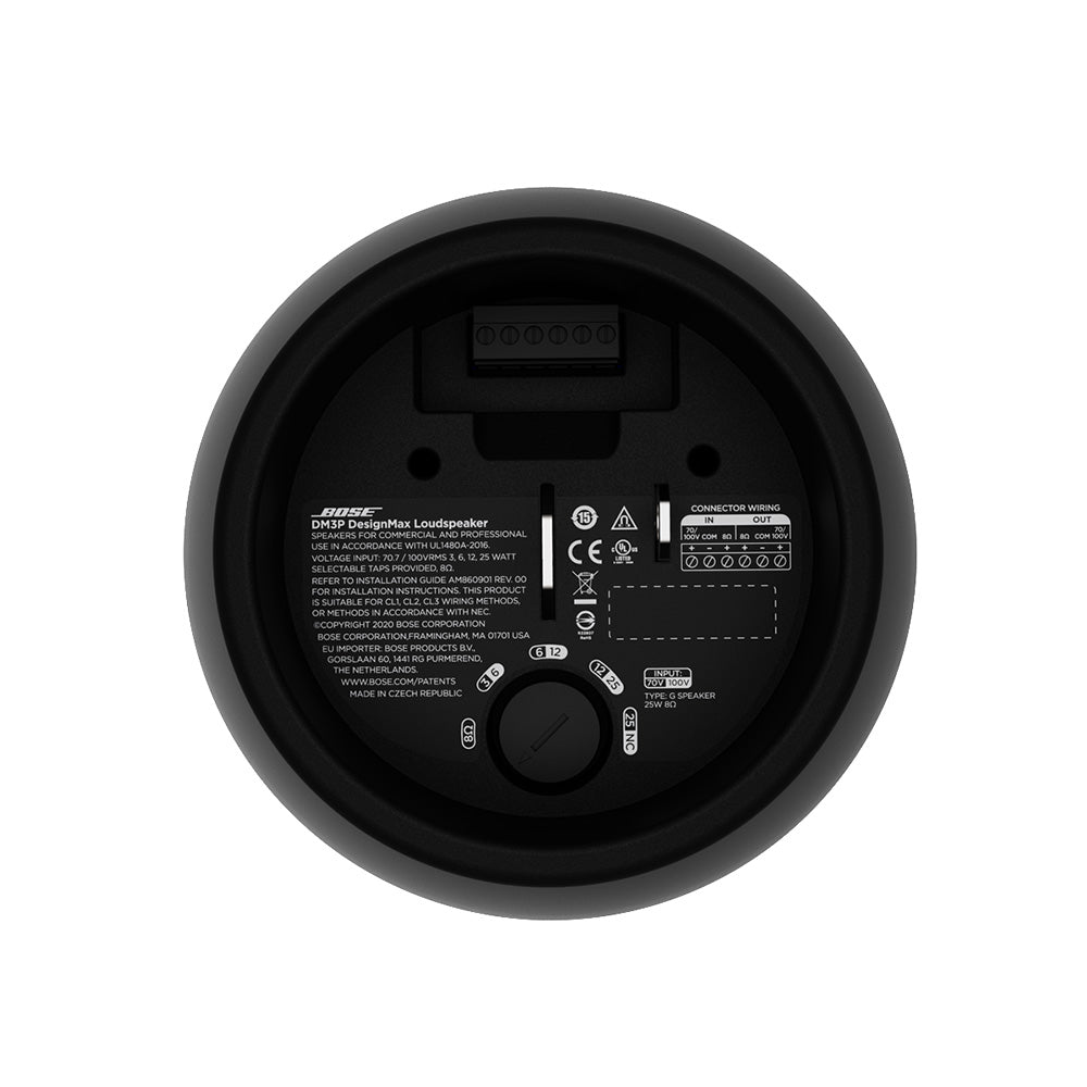 Bose DesignMax DM3P - 2-Way 3.5-Inch Pendant Loudspeaker (Black / Pair)