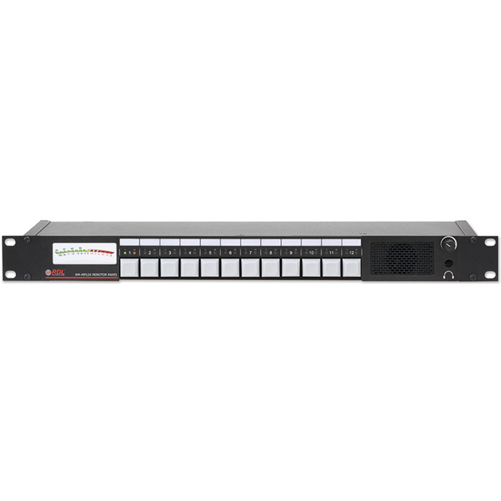 RDL RM-MP12A Audio Monitor Panel - 12 Line or Speaker Inputs