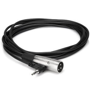 Hosa XVM-115M 3 Pin XLR to 1/8" TRS Mini Plug Cable - 15 Feet