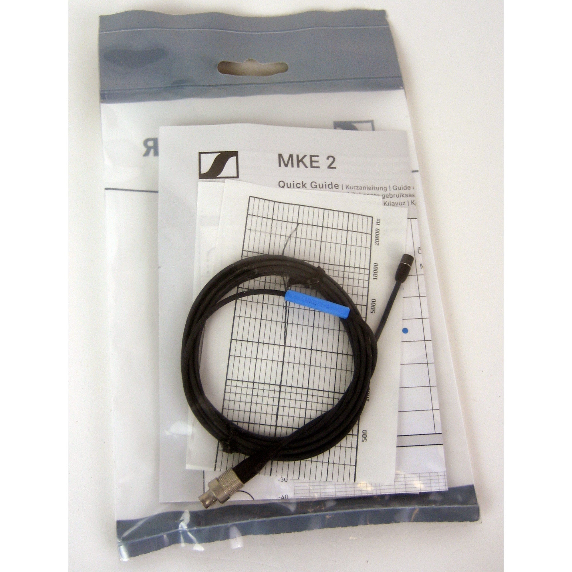 Sennheiser MKE 2-4 GOLD Omnidirectional Lavalier Microphone Kit (Black Anthracite / 3-Pin Lemo)