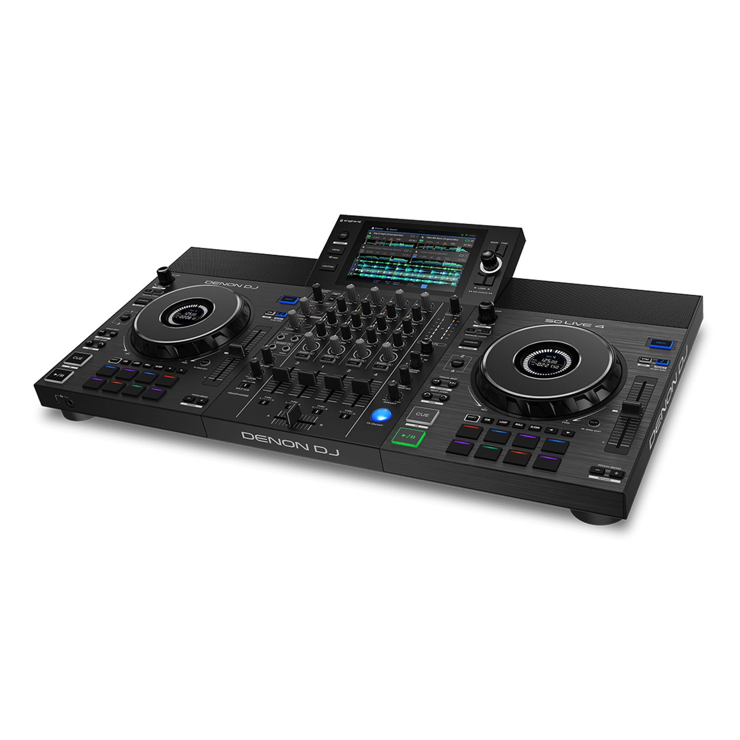 Denon DJ SC LIVE 4 - 4-Deck Standalone DJ Controller with WiFi