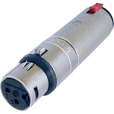 Neutrik NA3FJ 3 Pin Female XLR to 1/4" Stereo Locking Adapter
