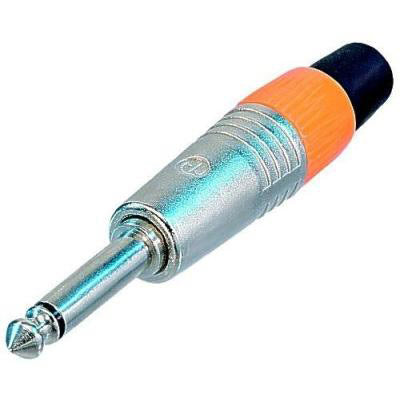 Neutrik NP2C 1/4" Mono Male Phone Connector Nickel/Silver