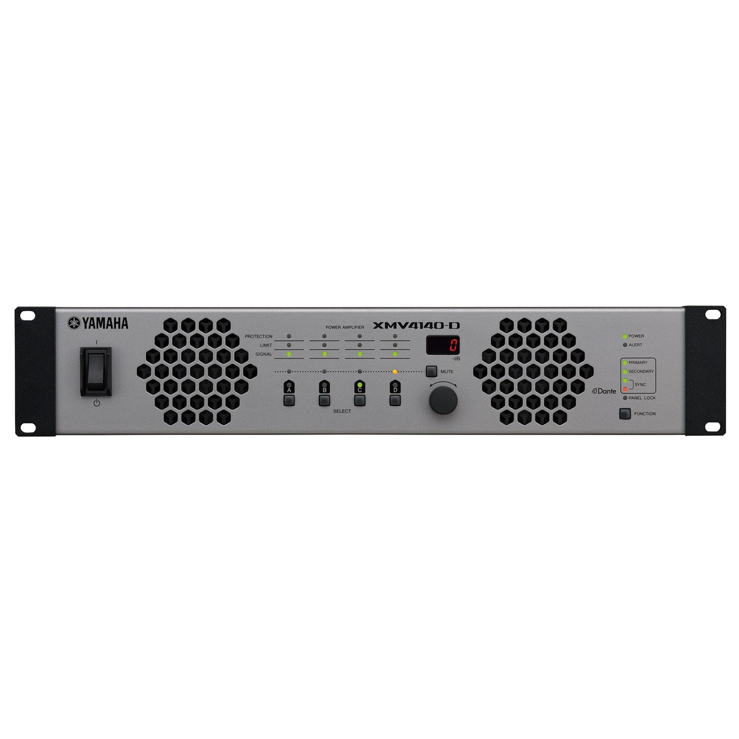 Yamaha XMV4140-D 4-Channel Power Amplifier with Dante Interface