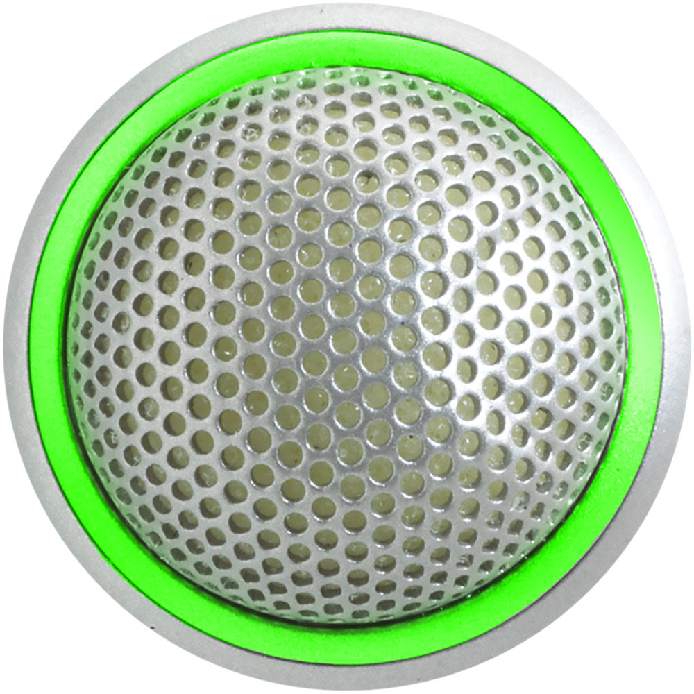 Shure MX395AL/C-LED Aluminum Cardioid Miniature Boundary Microphone, Bi-Color LED Status Indicator
