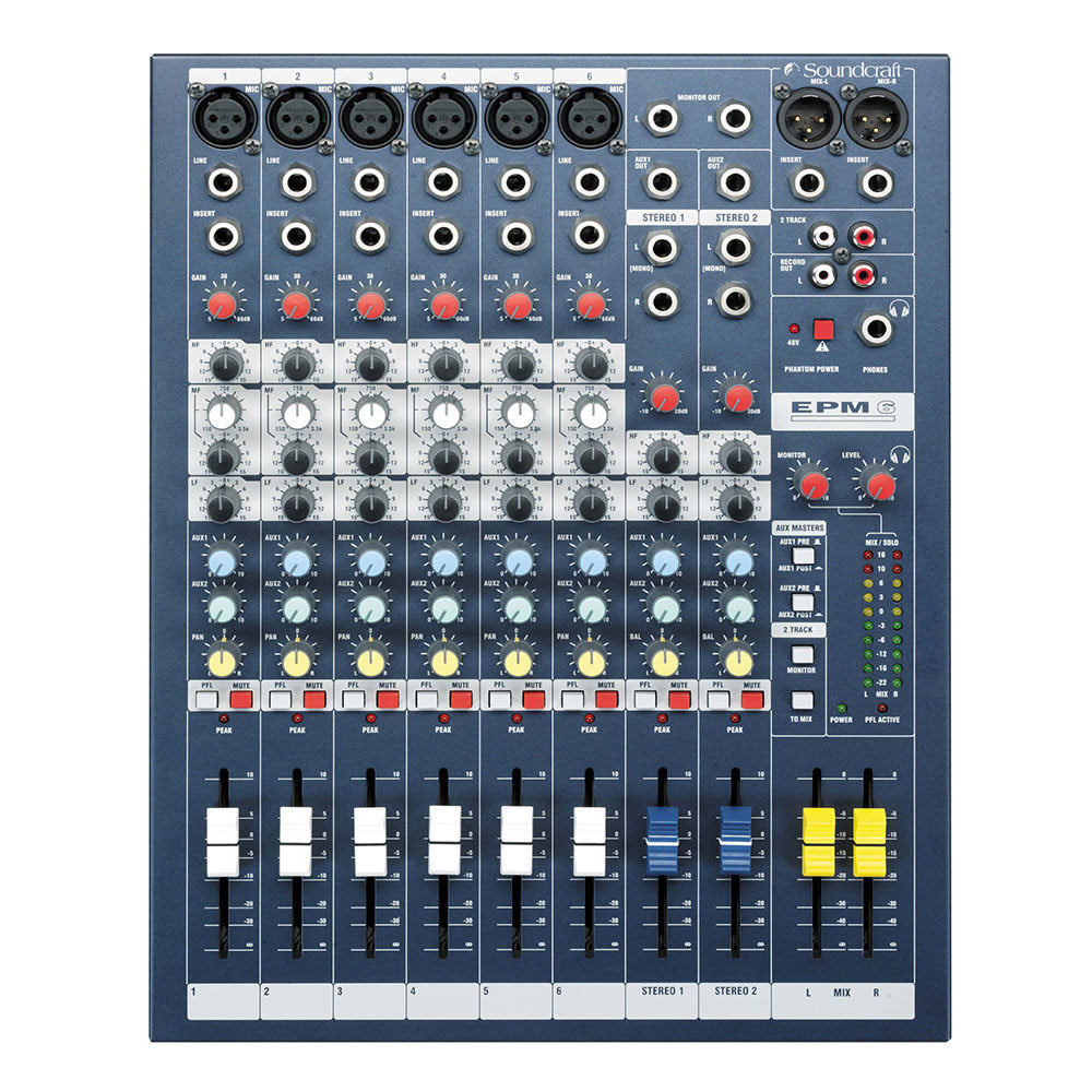 Soundcraft EPM6 Compact 6 Channel Mixer