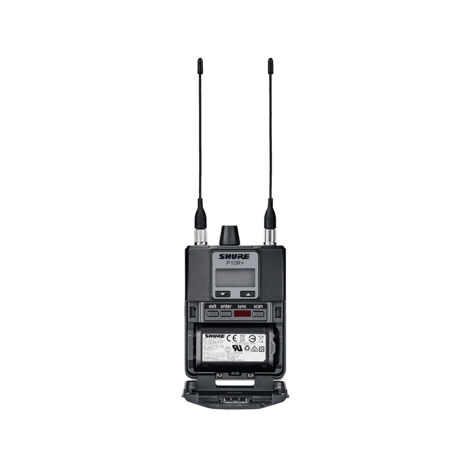 Shure P10R+ - Diversity Bodypack Receiver for PSM1000 Systems (L8 Band / 626-698 MHz)