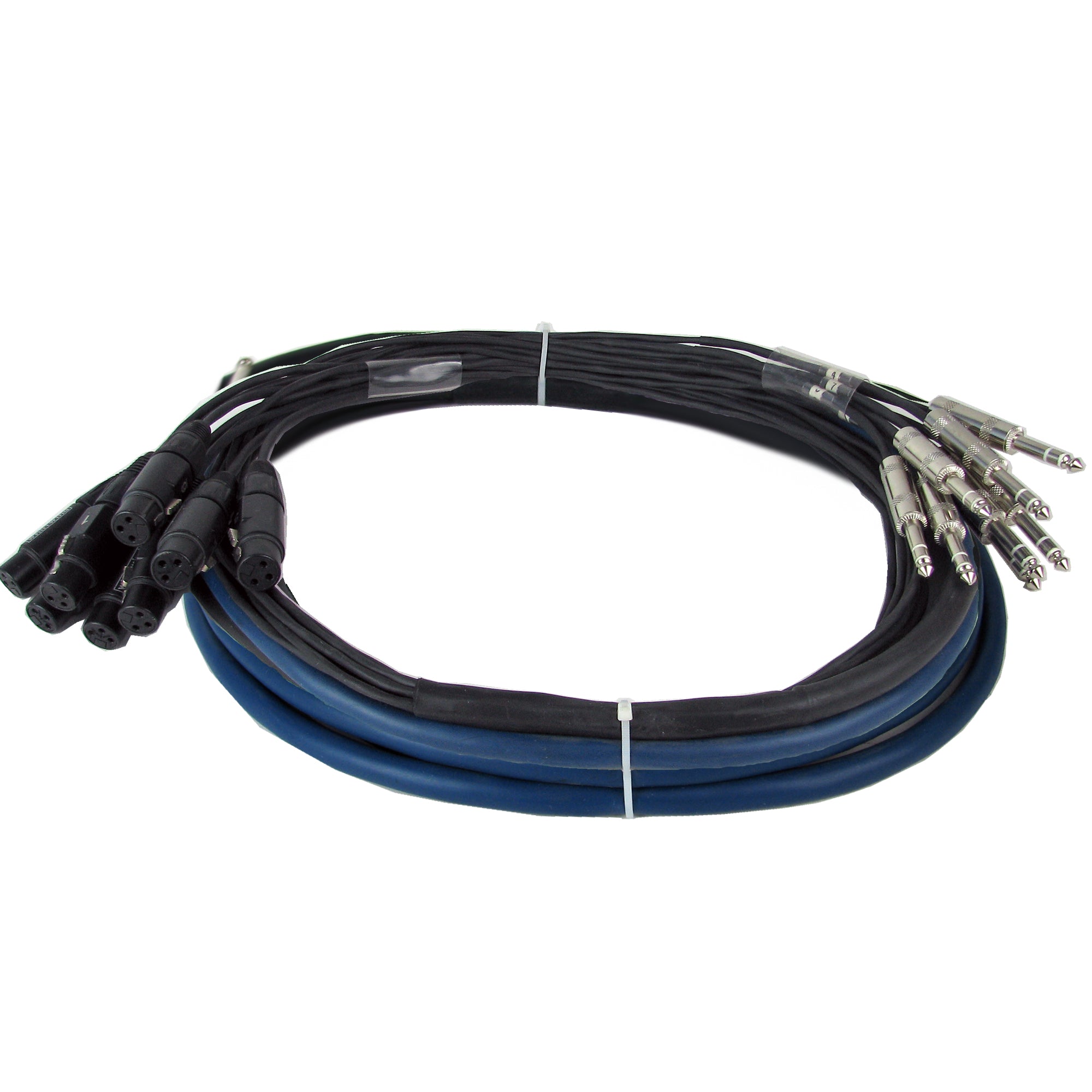 Whirlwind MT-8-F-25 Medusa Multitrack 8-Channel Snake (XLRF to TRS/25 Foot)