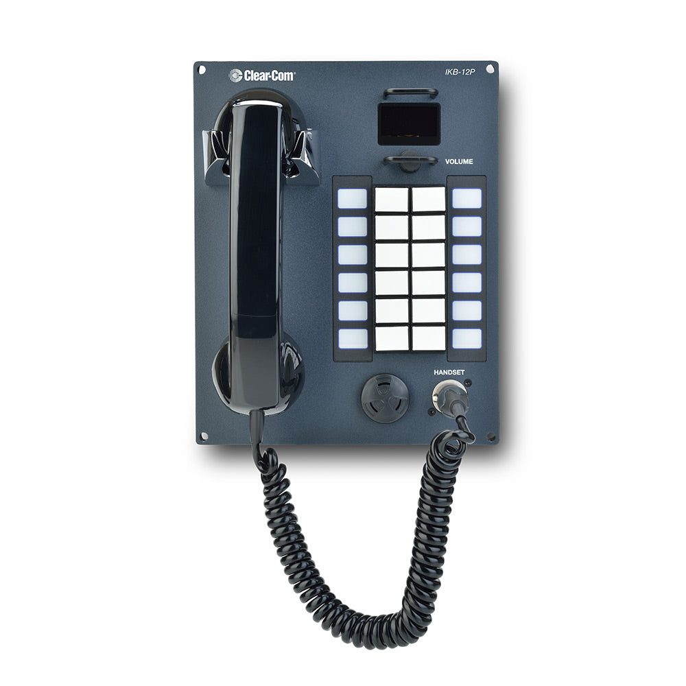 Clear-Com IKB-12P Digital Partyline Industrial Intercom Station