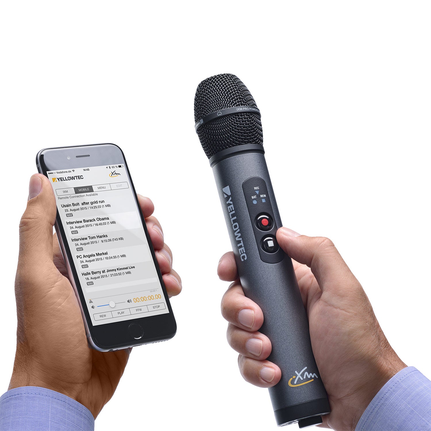 Yellowtec YT5230 iXM Portable Recorder and ENG Microphone (Supercardioid Premium Capsule)