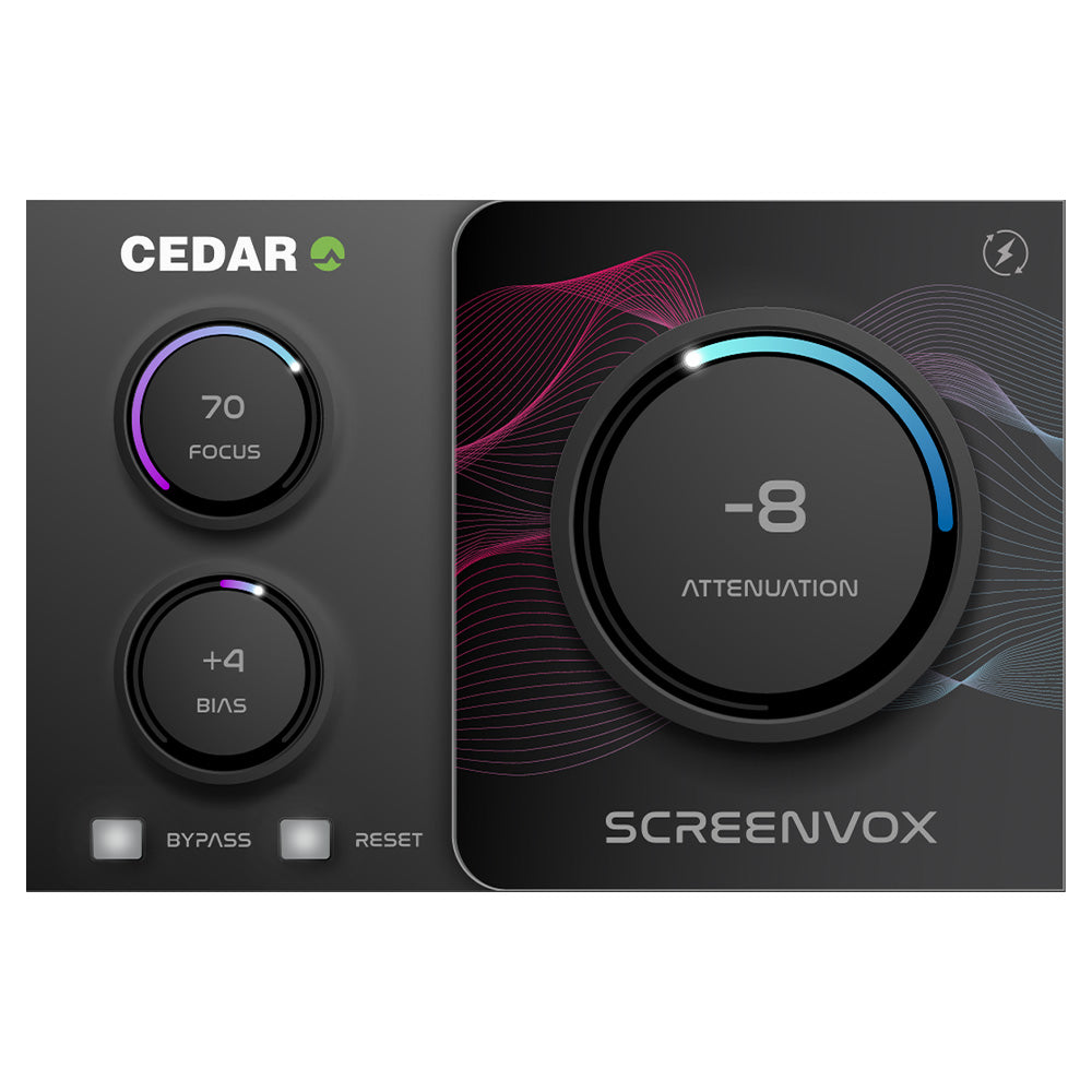 CEDAR Audio ScreenVox - Spoken Word Enhancer Plugin (VST/AU/AAX)