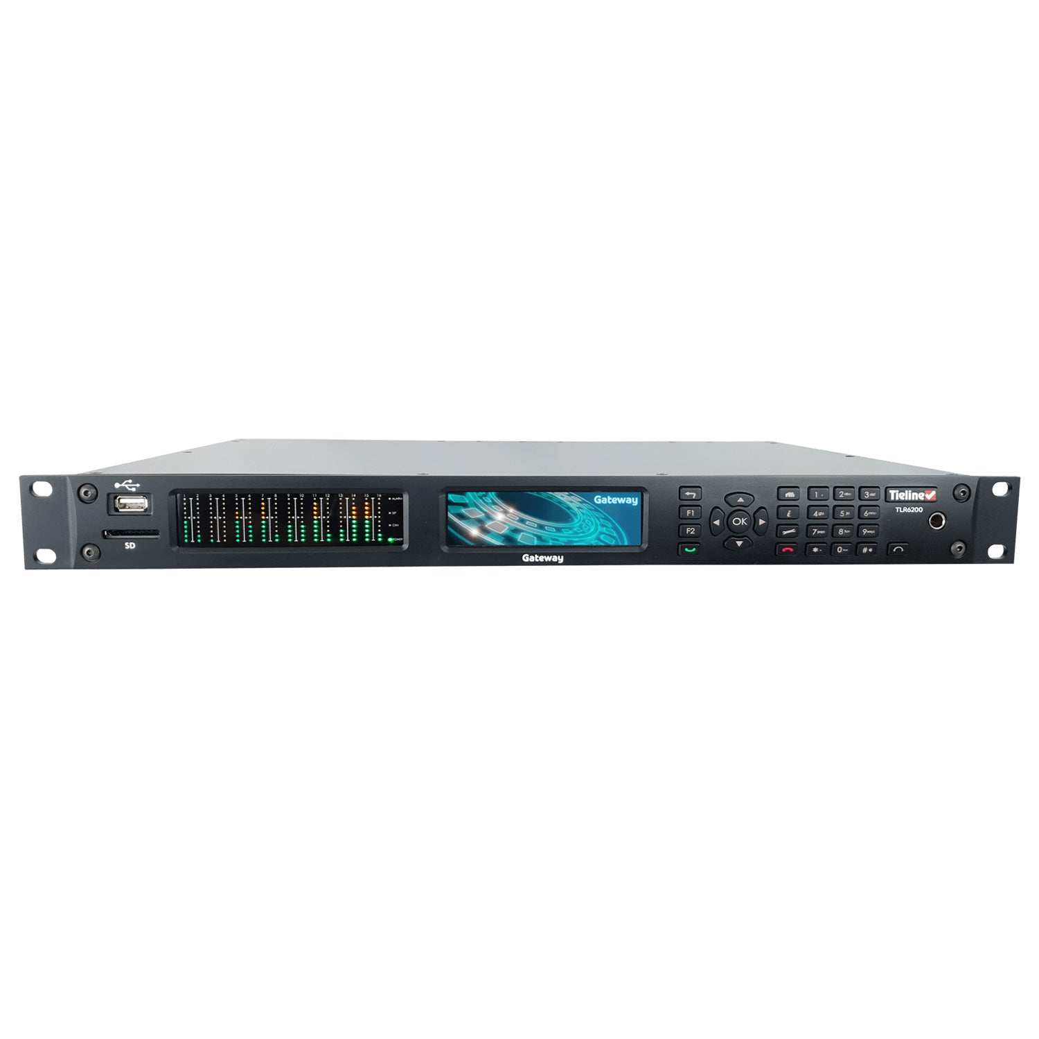 Tieline TLR6200-8D Gateway Series 8-Channel High-Density IP Codec with Dante
