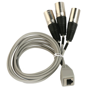 Audix CBLM3XLR - M3 Breakout Cable, RJ45 female to 3 XLRM