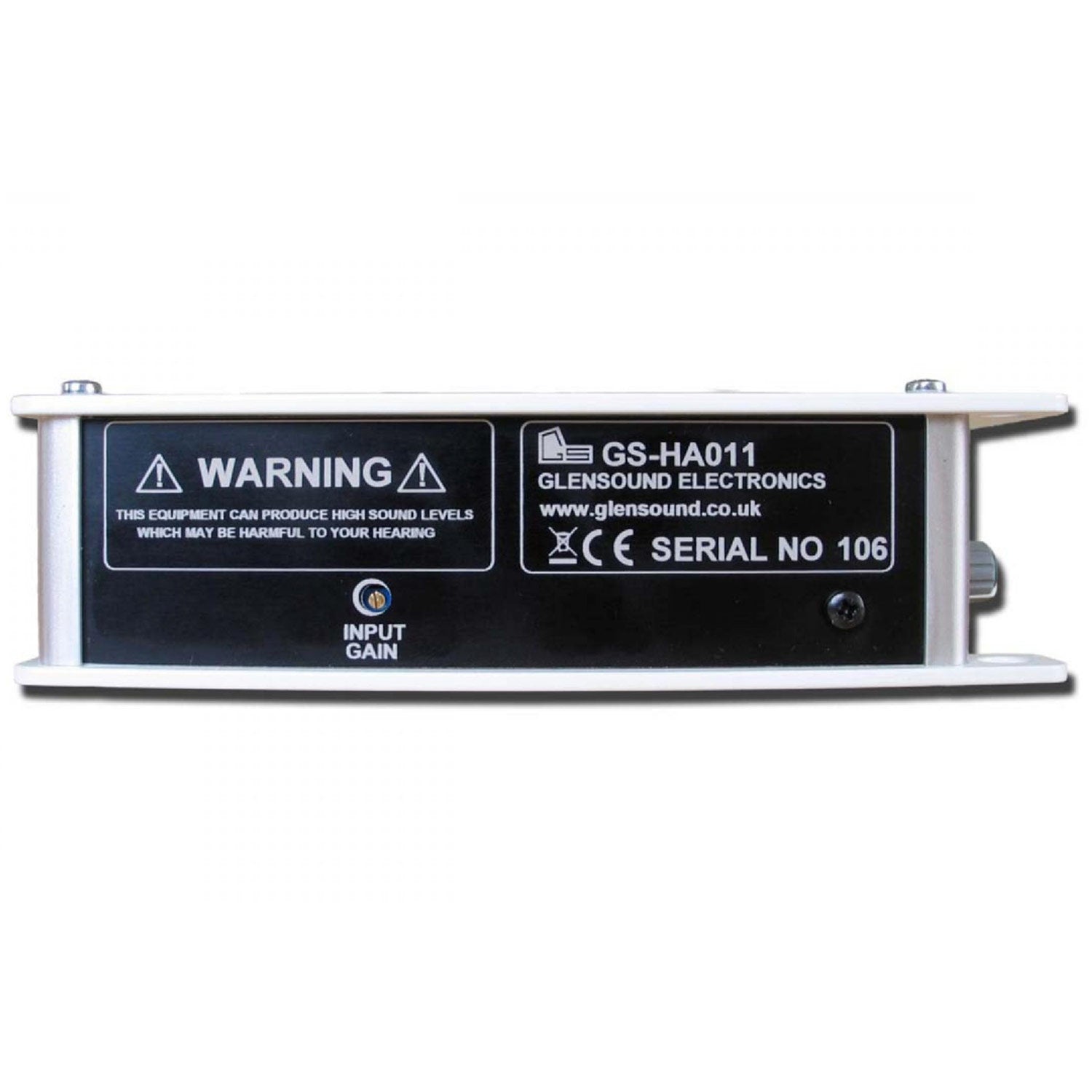 Glensound GS-HA011 - Single Input Headphone Amp w/ Input Gain Adjust & Transformer Balanced Inputs