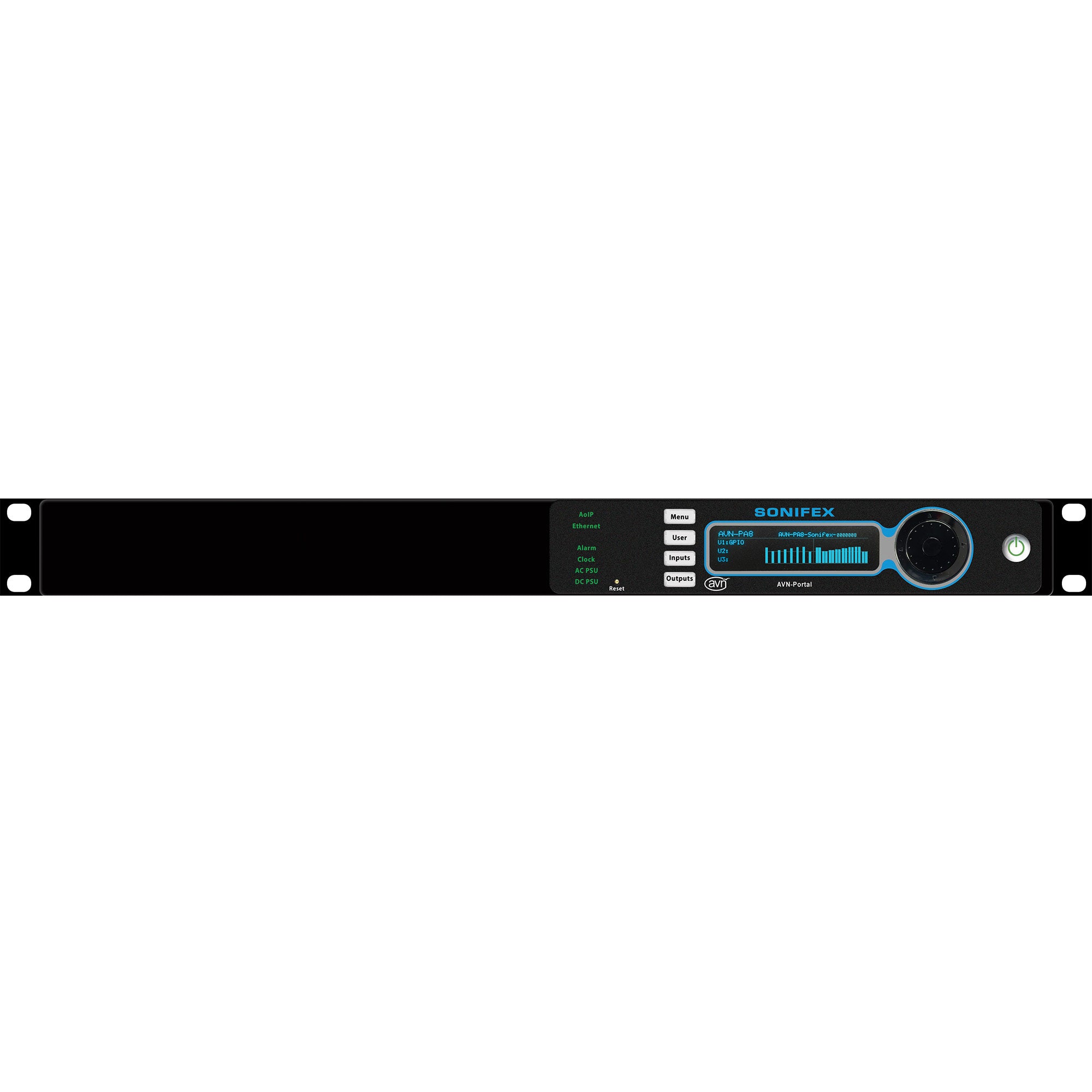 Sonifex AVN-PA8 - 8-Input 8-Output Analog to Ravenna / AES67 Interface