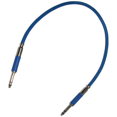 Neutrik NKTT-03BU 1 foot Patch Cable with NPTT-1 Connectors - Blue