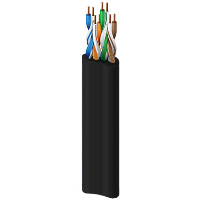 Belden 1872A Cat6e 6-Conductor Network Cable (Black/1000 Foot Spool)