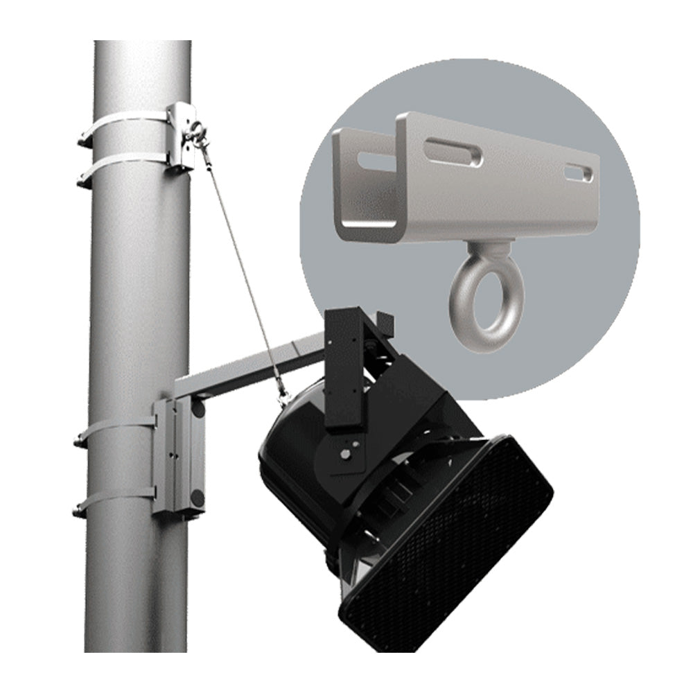 Adaptive Technologies PM-SAFETY-6DSS - PoleStar Series Stainless Steel Safety Cable Anchor Point