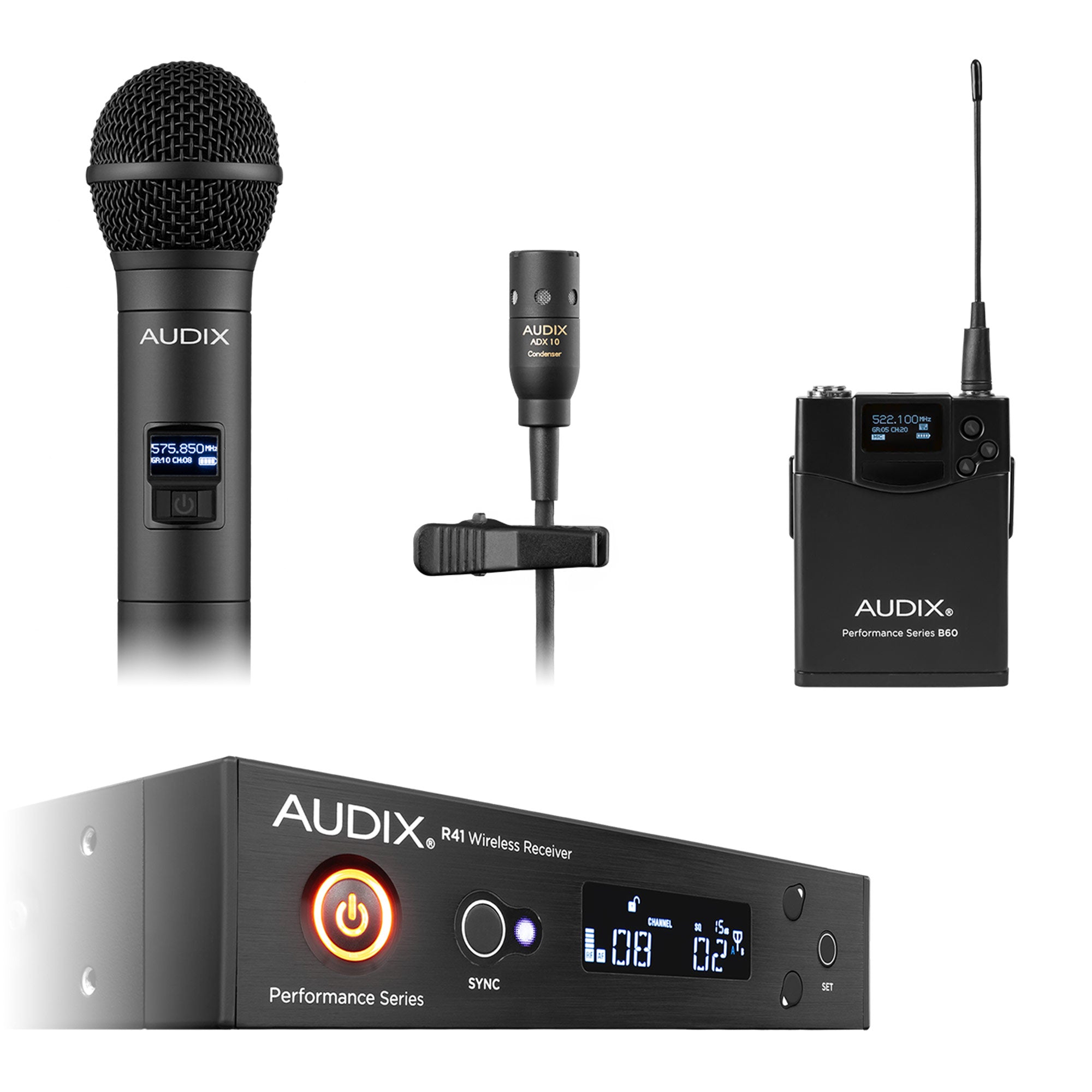 Audix AP41 OM2-L10 Combo Wireless System (B Band / 554-586 MHz)
