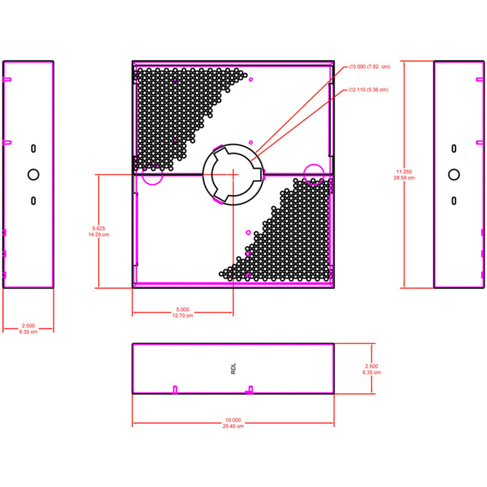 RDL PM-1T Pole Mount Tray