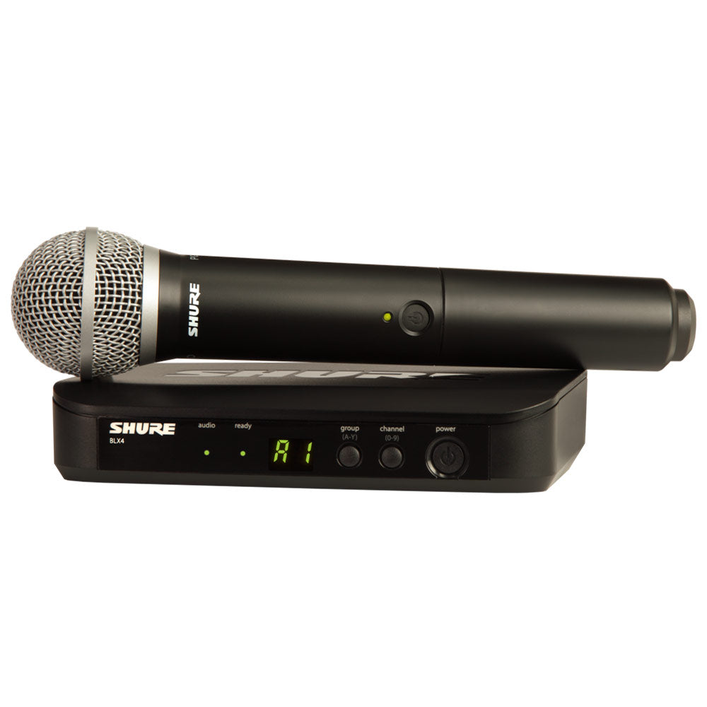 Shure BLX24/PG58 Handheld Wireless System (H11 Band - 572-596 MHz)