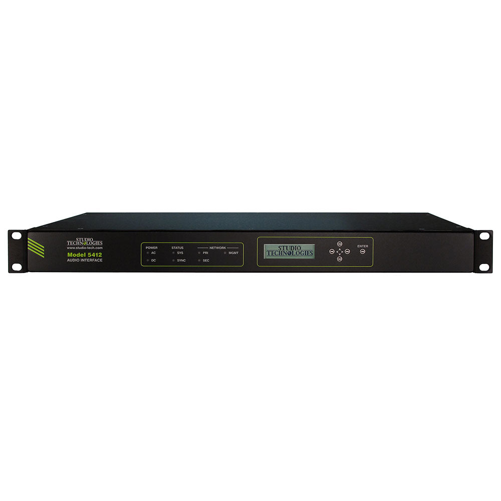 Studio Technologies Model 5412-01 8-Input / 8-Output Dante Audio Network Interface