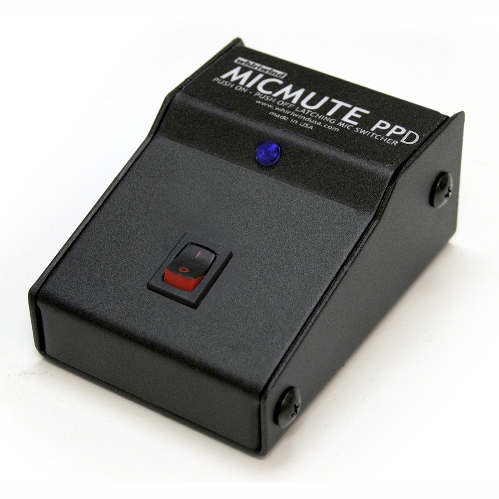 Whirlwind MICMUTE-PPD Latching Microphone/Line Switcher - Desktop Model