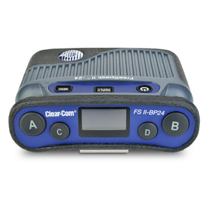 Clear-Com FSII-BP24-X4 FreeSpeak II 2.4 GHz Intercom Belt Pack (XLR4M)
