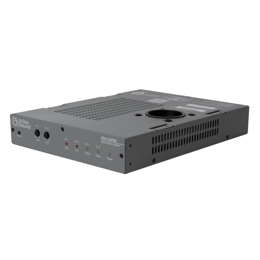 AtlasIED DPA-102PM - Networkable 2-Channel Power Amplifier with DSP