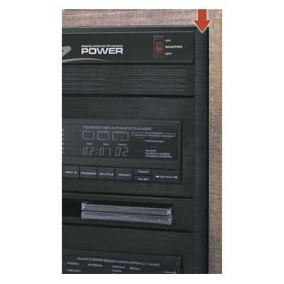 Middle Atlantic TS 77 Black Trim Strip with Snap Washers and End Caps - 78.75 Inches