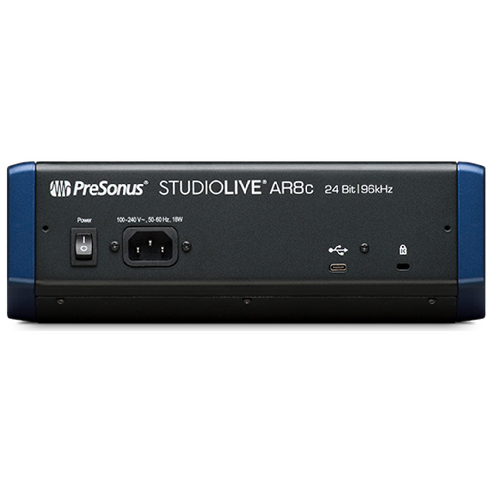 PreSonus StudioLive AR8c: 8-Channel USB-C Compatible Audio Interface/Analog Mixer/Stereo SD Recorder