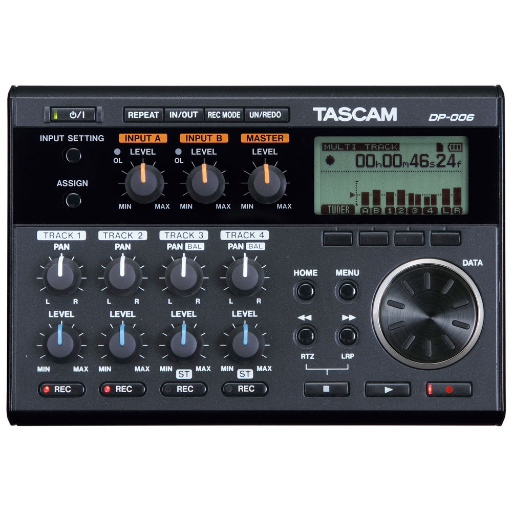 Tascam DP-006 Compact 6 Track Digital Portastudio