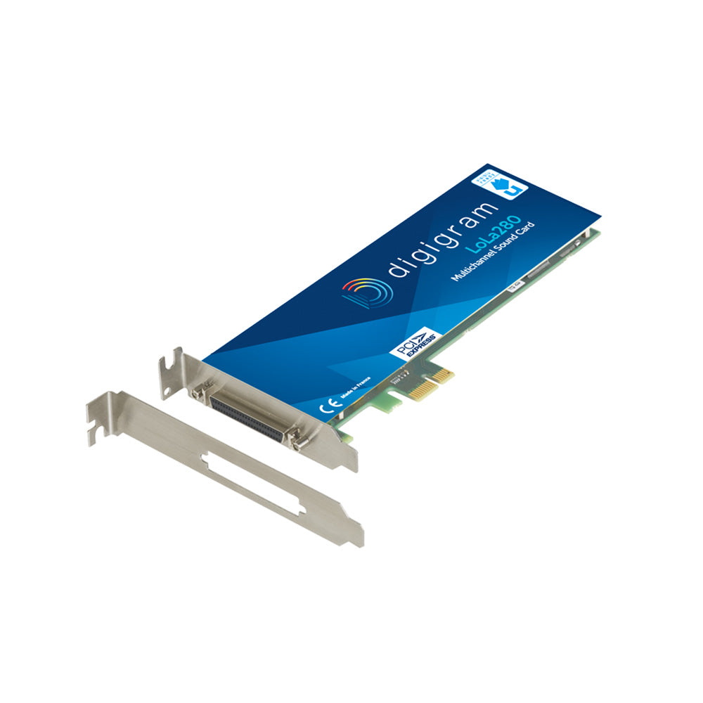 Digigram LoLa280 Multichannel Sound Card (with Breakout Cables)