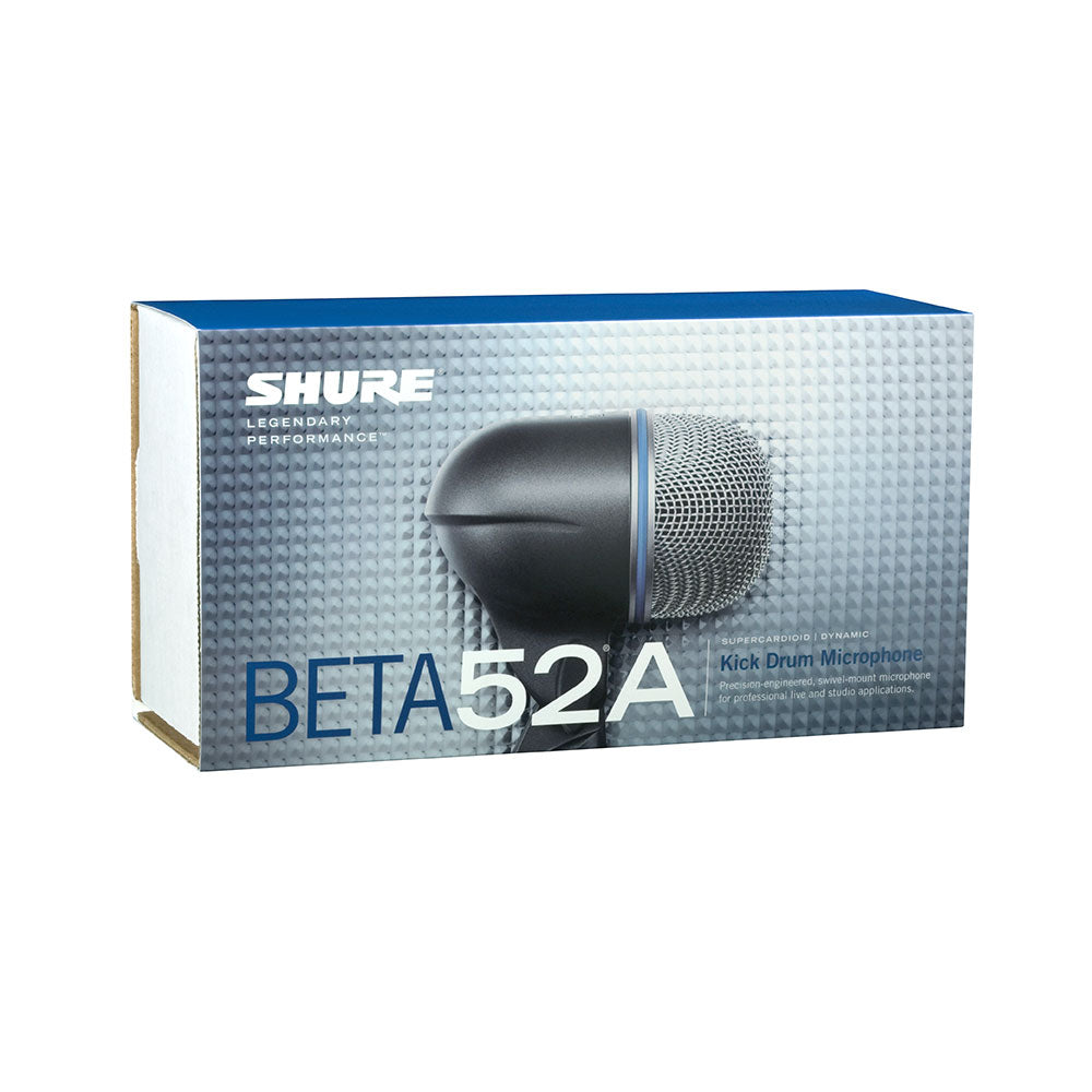 Shure BETA52A Super Cardioid Dynamic Kick Drum Microphone