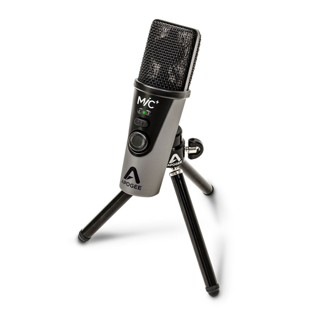 Apogee MiC Plus - USB or iOS Condenser Microphone with Headphone Out