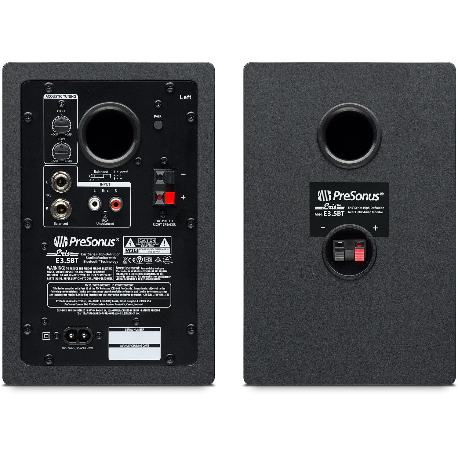 PreSonus Eris 3.5 BT Active Media Reference Monitors with Bluetooth