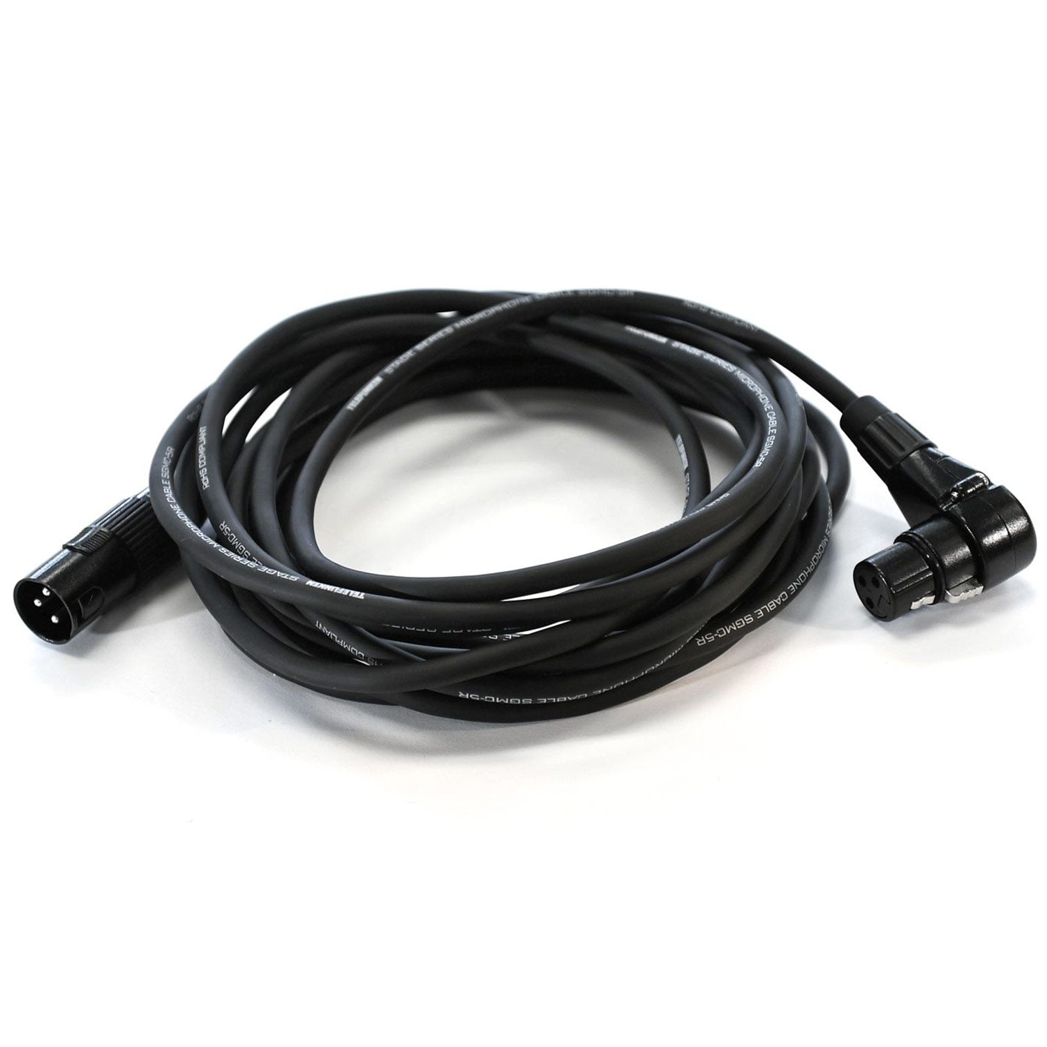 Telefunken SGMC-5R Stage Series XLR Microphone Cable (5 Meter/16.4 Foot/Right Angle)