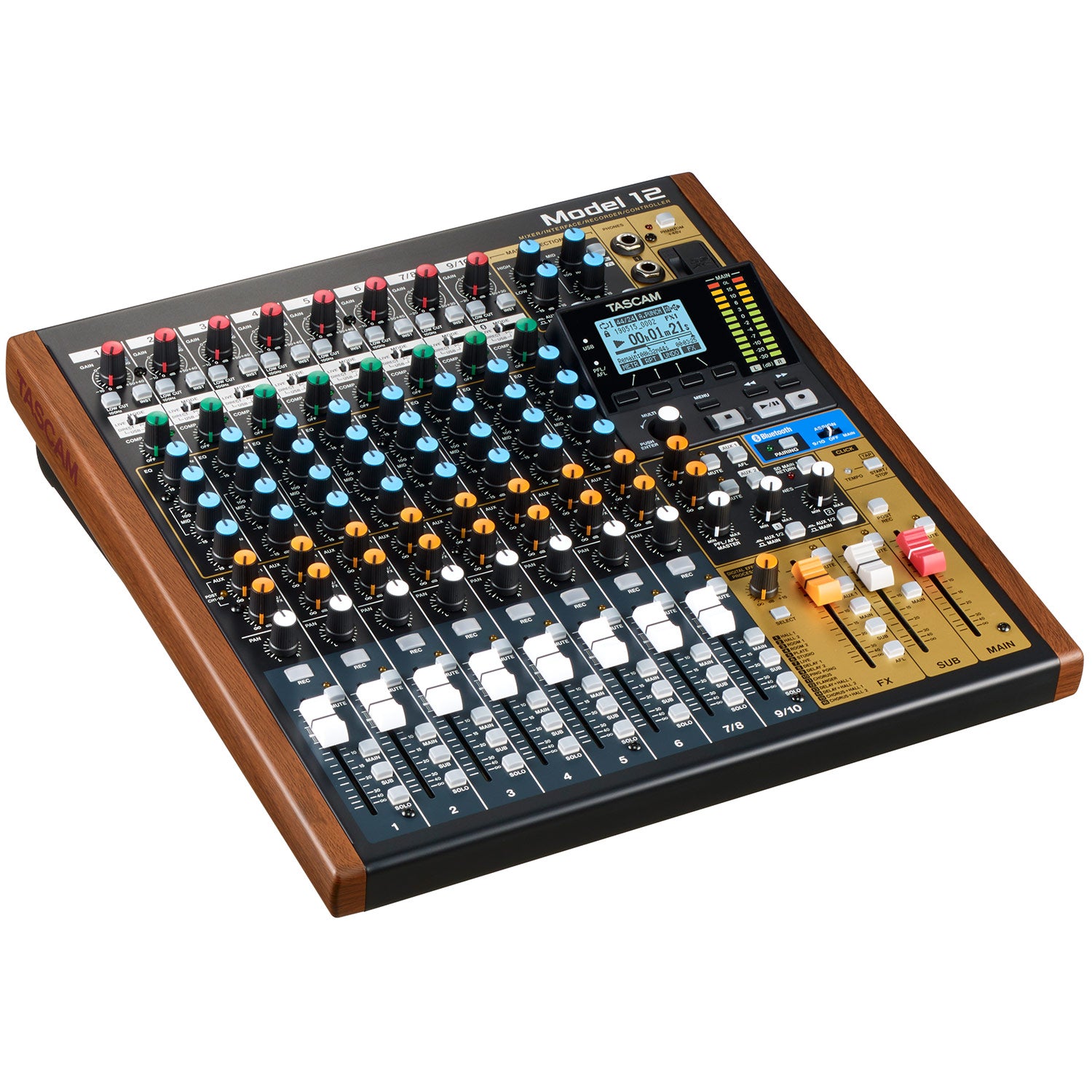 Tascam Model 12 Integrated Production Suite - Mixer/Interface/Recorder/Controller