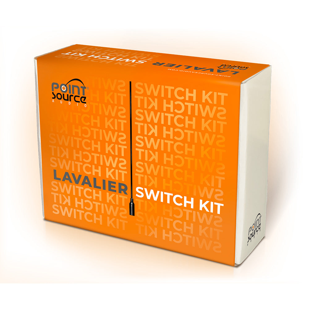 Point Source Audio CO-8WL-KIT-XSE-BL - Lavalier Switch Kit with SERIES8 Mic (Black / Evolution)