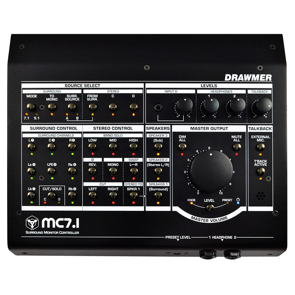 Drawmer MC7.1 Surround Sound Studio Monitor Controller